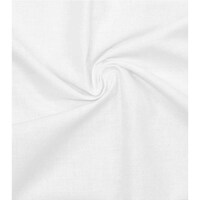 Bleached Hanes Fabrics Cotton Muslin, 90" x 15yd, White