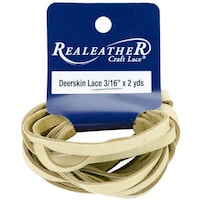 Picture of Realeather Crafts Deerskin Lace, Buckskin, .1875" X 2yd Packaged