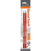 Picture of General Pencil Charcoal HB Pencils, Pack of 2