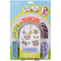 Picture of Perler Fused Bead Kit, Rainbow Butterflies