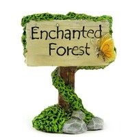 Picture of Midwest Design Fairy Garden Enchanted Forest Sign, 55612, 2.5"