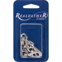 Realeather Crafts Swivel Snap Hooks, Pack of 4