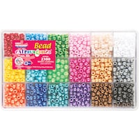 Picture of Beadery Extravaganza Bead Box Kit, Pearl, B6484, 19.75 oz
