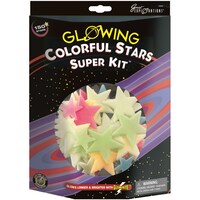Picture of University Games Glowing Stars Super Kits, Colorful Stars, Pack of 150