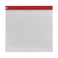 Bag Of Bags Zipafile Bags, Red, 14"x13"