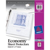 Avery Economy Sheet Protectors, Pack of 30
