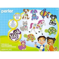 Picture of Perler Fuse Beads Pet Parade Board Iron Kids Craft Set