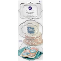 Picture of Wilton Fondant Cut-Outs, Plaque, Pack of 6