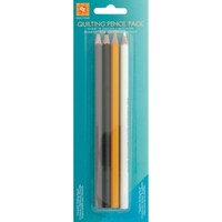 Picture of EZ Quilting Pencils, White, Gray, Yellow & Black, Pack of 4