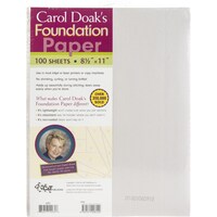 Picture of C&T Publishing Carol Doak's Foundation Paper, 100 Ct.
