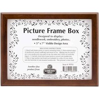 Picture of Mahogany Picture Frame Box, 5 x 7in