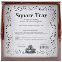 Picture of Mahogany Small Square Tray, 10 Inch x 10 Inch