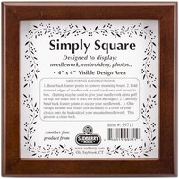 Picture of Mahogany Simply Square Box, 5 Inch x 5 Inch