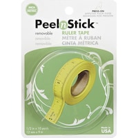 PeelnStick Removeable Ruler Tape, .5" x 10yd