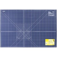 Picture of OLFA Double-sided Rotary Mat, Navy, 24" x 36"