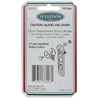 Picture of Sullivan's Quilter's Choice Rotary Cutter Blades, 45mm, Pack of 10