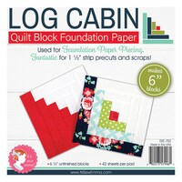 Picture of It's Sew Emma Log Cabin, Block Foundation Paper Pad, 6"