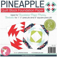 Picture of It's Sew Emma Pineapple Foundation Paper, 6"