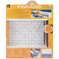 Picture of Fiskars Rotary Ruler Combo for Fabric Cutting, 12-Inch x 12-Inch
