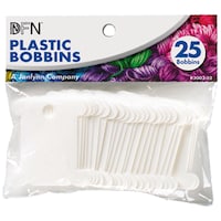 Janlynn Plastic Floss Bobbins, 25/Pkg, Pk 6