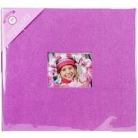 Picture of Colorbok Glitter Post Bound, 12inch x 12inch, Pink