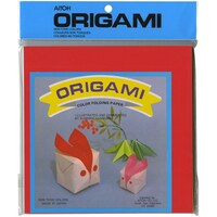 Aitoh-Origami Paper, 7x7inch, Assorted Colors - Pack of 100