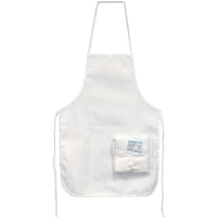Picture of Cotton & Polyester Adult Apron Value Pack, 19x28inch, White, Pack of 3Pcs