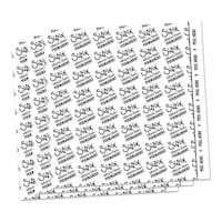 Sizzix Adhesive Sheets Permanent, 6x6inch - Pack of 10