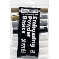 Stampendous Embossing Powder, 81.5g, Basic - Pack of 14