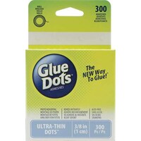 Picture of Glue Dots Adhesives with Ultra Thin Dots, 1cm - Pack of 300