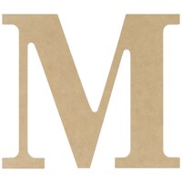 Picture of MPI Classic Font Wooden Letter, 9.5inch - M