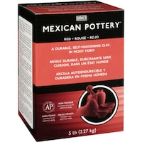 Amaco Mexican Self-Hardening Clay, 5lb, Red