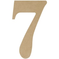 Picture of MPI Classic Font Wooden Number, 9.5inch - 7