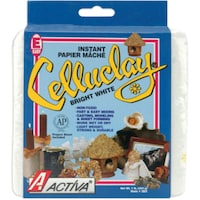Picture of Activa Instant Papier Mache Celluclay, 454g - Bright White