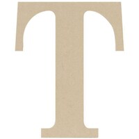 Picture of MPI Classic Font Wooden Letter, 9.5inch - T