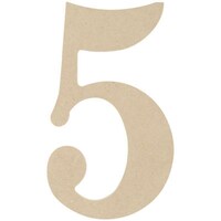 Picture of MPI-MPI Classic Font Wooden Number, 9.5inch - 5
