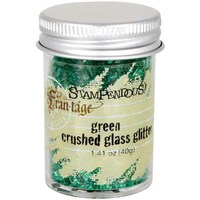 Picture of Stampendous Frantage Crushed Glass Glitter, Green, 40gram