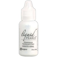 Picture of Ranger Liquid Pearls Glue Bottle, 18ml - White Opal