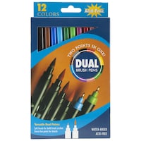 Picture of Pro Art Dual Brush Pen Set, 220120, Pack of 12
