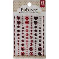 Picture of BoBunny Double Dot Ruby Red Jewels, 86/package
