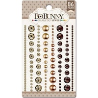 Picture of BoBunny Double Dot Jewels, Mocha, Pack of 86
