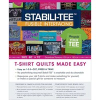 C&T Publishing Stabili-TEE Fusible Interfacing Pack, 100% Polyester, 60"X72"