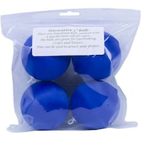 Picture of Handy Hands Satin Balls, Dark Blue, 3 Inch, Pack of 4