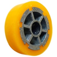 HK Tools Silicone Wheel, Yellow and Silver
