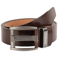 Zevora Men's Premium  Solid Belt, Brown