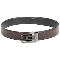 Picture of Zevora Men's Premium Textured Belt, Brown