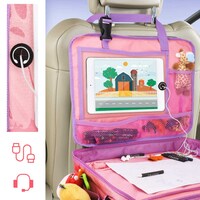 Zooawa Kids Detachable 4 in 1 Travel Tray Car Seat Trays