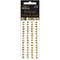 Picture of Mark Richards-Mark Richards Metal Stickers Nailheads, 5mm, Gold, Pack of 64