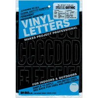 Permanent Adhesive Vinyl Letters & Numbers, 3", Pack of 160