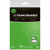 Picture of Therm O Web 3D Foam Squares Combo Pack, White, (352) .25" & (88) .5", Pack of 440